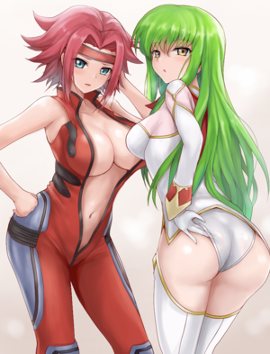 code geass hentai - Kallen & CC [Code Geass] - Hentai Arena