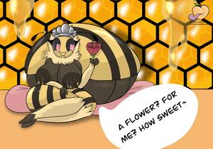 Anthro Flower Porn - 101854 - suggestive, artist:peachbumz, oc, oc:blossom (tffeathers),  arthropod, bee, insect, anthro, areola, breasts, crown, female, flower,  huge breasts, jewelry, nipples, nudity, plant, regalia, solo, solo female -  Furbooru