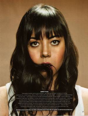 Descendants Porn Captions - Aubrey Plaza, also one of my style icons. Love the bangs