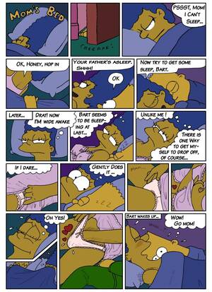 mom in bed - Jimmy] Mom's Bed (The Simpsons) [Colorized] comic porn | HD Porn Comics