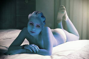 Mass Effect Asari Clone Porn - liara sorta girl blue asari