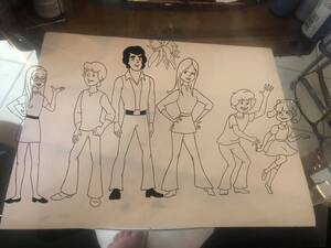 Brady Bunch Cartoon Porn Art - Filmation the Brady Kids Hand Painted Animation Cel Art - Etsy