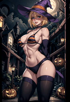 holloween sexy nude toons - Cammy White's Halloween costume free hentai porno, xxx comics, rule34 nude  art at HentaiLib.net