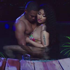 nicki sex - Nicki Minaj Features Boyfriend in New Music Video 'Megatron'