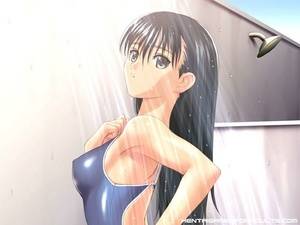 curvy anime hentai - ... Anime hentai. Curvy cartoon girl taking - XXX Dessert - Picture ...