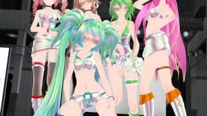 hentai hatsune miku upskirt - Vocaloid Girls VRAnimeTed HentaiGirl VR game vrporn.com