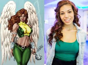 Ciara 90s Porn - Ciara RenÃ©e as Hawkgirl