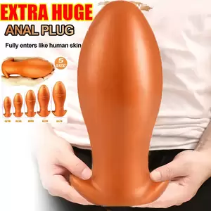 Extra Large Sex Toys Anal - Huge Big Extra Large Silicone Anal Butt Plug Dildo G-spot Sex Toy for Men  Women | eBay