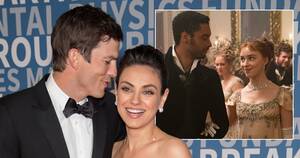 Mila Kunis Tied Up Porn - Ashton Kutcher mistook Bridgerton for porn as Mila Kunis fangirls | Metro  News