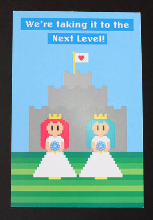 8 Bit Gay - awww, so adorable. I wonder if these can be customized? 8 bit Video