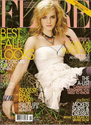 Emma Watson Nude Fucking - Emma Watson on Canada's Flare magazine, featuring as covergirl! | Emma  Watson Newser