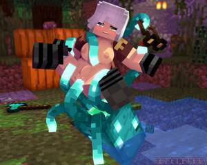 Minecraft Tentacle Porn - Rule 34 - 1girls 3d 3d (artwork) adult being watched big breasts big penis  black gloves black stockings blush commission couch ender2435 erect nipples  erection female functionally nude functionally nude female glasses