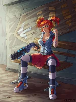 Gaige The Mechromancer Porn - Siren Gaige by h1kar1ko