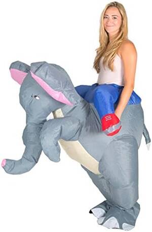 Elephant Costume Porn - Amazon.com: Bodysocks Adult Inflatable Elephant Costume : Bodysocks:  Clothing, Shoes & Jewelry