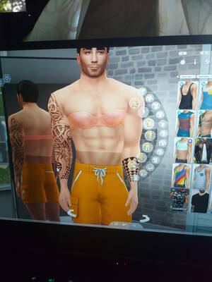 kim kardashian shemale bodybuilder - CAS problem. male sim now wears a bra whenever i remove his top. any way to  fix this? : r/Sims4