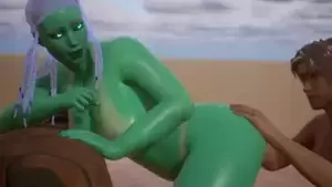 cartoon alien nude - Alien Woman Gets Bred By Human - 3D Animation | xHamster