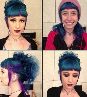 Blue Hair Pornstar - My future plans for my hair AND make up <3 Love love LOVE ...