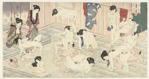 Early Japanese Porn - Bathhouse in Hakone, Utagawa K is listed (or ranked) 14 on the list