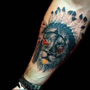 american indian tattoos - The Indian Lion! #phetattooist #lion #tattoo