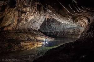 Cave - SARAWAK CHAMBER â€“ Situated inside the Good Luck Cave, on the island of  Borneo in Malaysia, it's the largest cave known in the world by area.