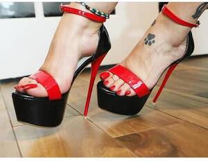 heeled shoes - Pin on Long toenails