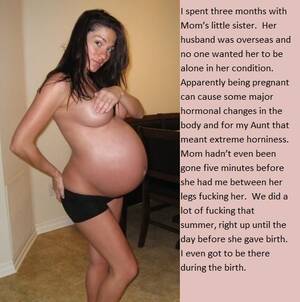 horny pregnant caption - Inbreeding with aunt - Awarded Captions | MOTHERLESS.COM â„¢