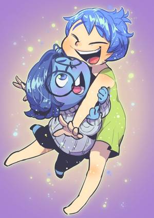 Inside Out Joy Chibi Porn - The darkness of Sadness colliding into light of Joy, creating love between  them, is the one of life's purest treasures.