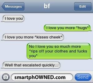 Funny Porn Text - Funny texts Â· Someone should invent Text porn.