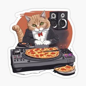 Cute Dj Cats Porn - Dj Pizza Cat Gifts & Merchandise for Sale | Redbubble