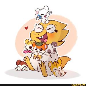 Furry Undertale Alphys Porn - UNDERTALE Littletale Alphys and Hamtaro