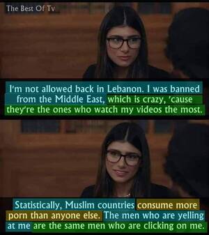 Middle East Porn Captions - Mia Khalifa: AuthRight & LibLeft Unity? : r/PoliticalCompassMemes