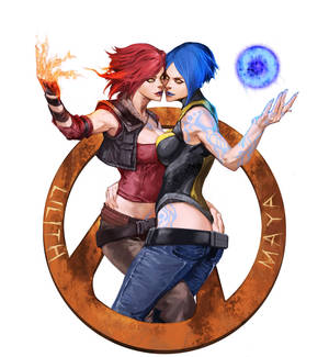 Borderlands Lilith And Maya Porn - Lilith & Maya (Borderlands) by Ikeda Masateru