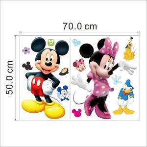 3d Disney Minnie Mouse Porn - Cartoon Mickey Minnie Mouse Height Measure DIY wall stickers for kids room  Children bedroom 3d window Car wall art decals poster - AliExpress