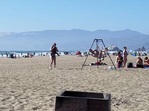 hairy beach pussy voyeur - Sunday afternoon on a San Francisco Beach : r/WTF