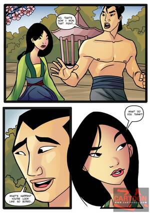 mulan having sex cartoon - Mulan and Shang in hot sucking action as - Cartoon Sex - Picture 1