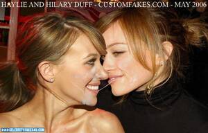 lesbian sex nude cum face - Haylie Duff Cumshot Facial Lesbian Porn 001 Â« Celebrity Fakes 4U