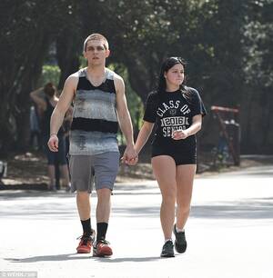 Ariel Winter Porn - Ariel Winter looks leggy in hotpants as she hikes with beau Laurent  Gaudette | Daily Mail Online