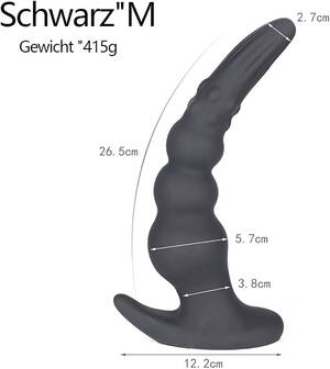 black booty bondage anal - Gtbxfu Silicone Butt Plug, Porn Masturbation Ass Plug, Bondage Dilator,  Prostate Stimulation, Erotic Plug, Sex Toys for Men and Women (Black, 26.5  x 5.7 cm - M) : Amazon.de: Health & Personal Care