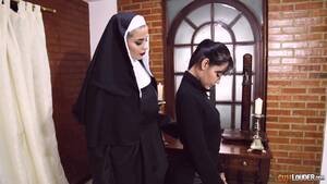 Lesbian Nun Sex - Nuns share big strap-on in kinky lesbian fetish - Lesbian sex video on Tube  Wolf