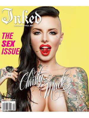 Bad Porn Star Tattoos - Christy Mack guest writes for Inked Mag about porn, tattoos, being a tattoo  collector, and about the two places she'll NEVER get tattooed.