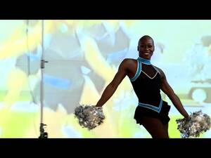 Cheerleader Forced Sex Porn - Justine Lindsay the first ever transgender cheerleader for Carolina  Panthers - YouTube