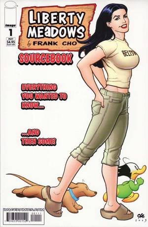 liberty meadows 1 - Liberty Meadows: Sourcebook (Image Comics, signed by Frank Cho