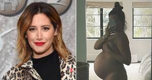 Ashley Tisdale Having Sex - Ashley Tisdale shows off her baby bump in nude mirror selfie | Metro News