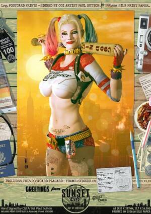 Margot Robbie Suicide Squad Porn - Harley Quinn Suicide Squad Margot Robbie SEXY 'sunset City' DC Superhero  Gotham Comic Art Print Signed by CGI Artist Paul Sutton Batman Hero - Etsy  Singapore