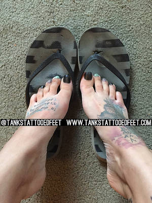 Batman Foot Fetish - Worn Batman Flip Flops