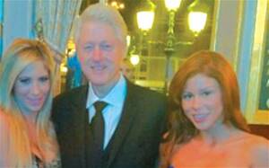 Bill Clinton Porn Stars - Bill Clinton photographed with porn stars in Monte Carlo