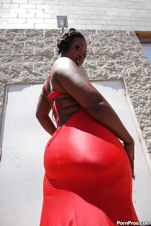 ebony ssbbw ass in fishnets - Big ass ebony fishnet - XXX Dessert - Picture 1