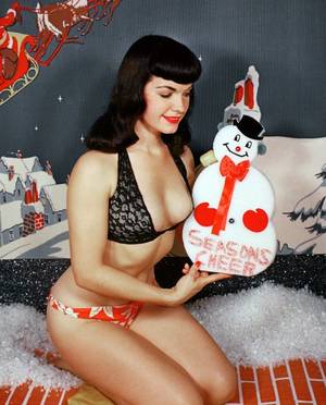 christmas bettie page nude - Merry Christmas Bettie Page