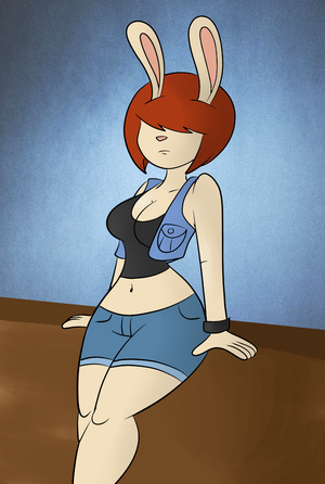 Arthur Molly Porn - 88866 - safe, artist:sb99stuff, molly macdonald (arthur), lagomorph,  mammal, rabbit, anthro, arthur (series), pbs, big breasts, breasts,  cleavage, female, hair, hair over eyes, solo, solo female, tomboy - Furbooru