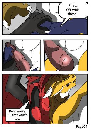 Gay Furry Dragon Porn Comics Sex - 2013 abs anthro balls biceps big comic dragon english_text erection furry  gay hair horn male muscles